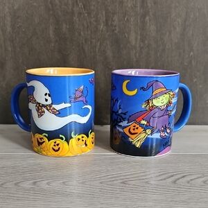 Vintage 90s Avon Halloween Temperature Color Changing Graphics, Lot Of 2